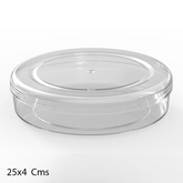 Transparent Crystal Food Grade Round Boxes for Packing Cookies / Sweets (48 Pcs / Carton)
